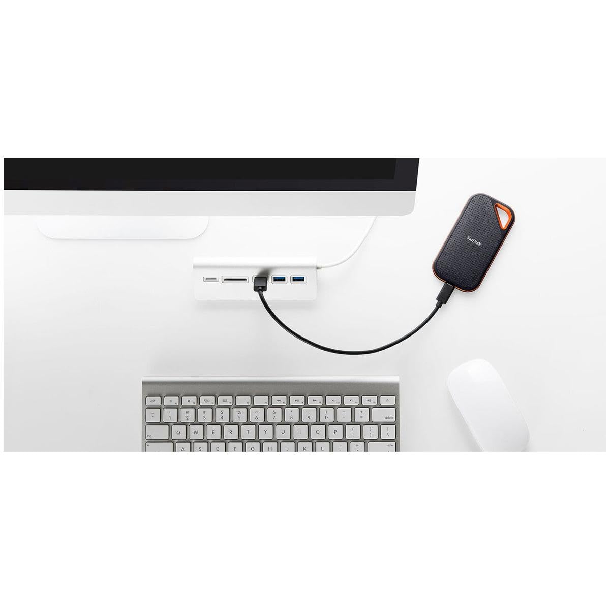 SanDisk 1TB Extreme PRO Portable SSD - Up to 2000MB/s - USB-C, USB 3.2 Gen 2x2, IP65 Water and Dust Resistance, Updated Firmware - External Solid State Drive - SDSSDE81-1T00-G25