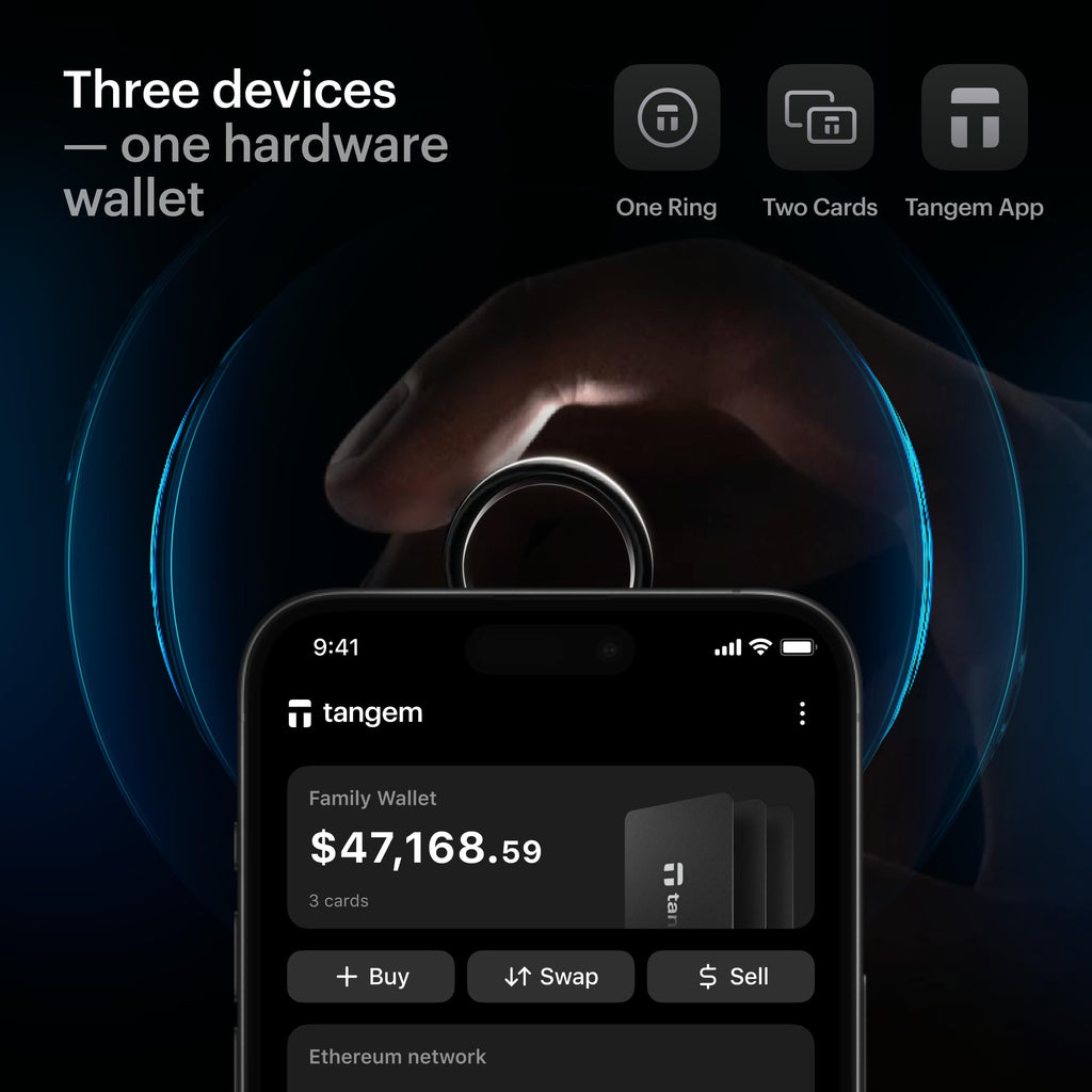 Tangem Ring – The World’s First Wearable Crypto Wallet | Secure, Stylish, Always With You
