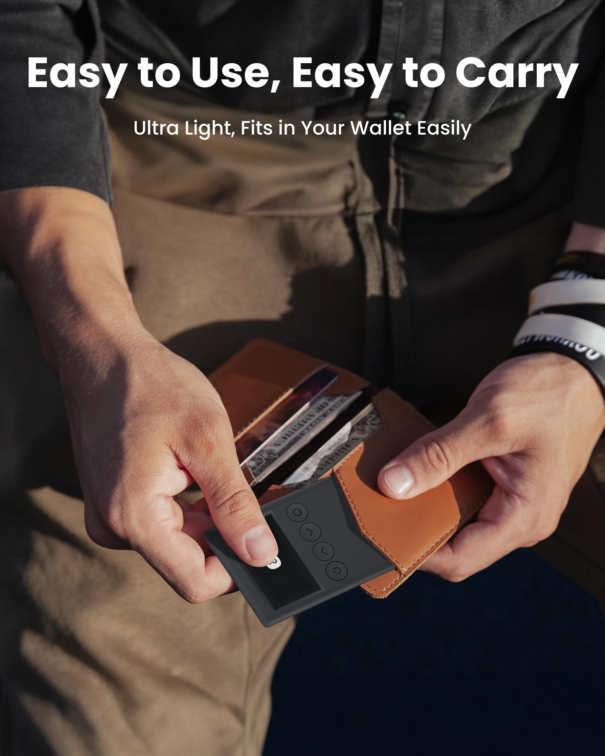 OneKey Classic 1S - Hardware Crypto Wallet Cold Wallet - Bluetooth & NFT Support - EAL 6+ Top Security Cold Storage, Easily Manage Your Bitcoin, ETH, SOL, Doge, BNB, TRON, BCH, Kaspa