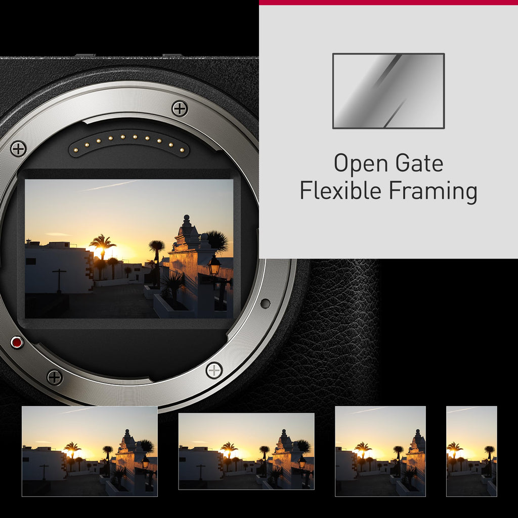 LUMIX S9 Full Frame Camera with 20-60mm F3.5-5.6 L Mount Lens, Compact Mirrorless Camera for Content Creators with Real Time LUT, Open Gate and Easy Sharing of Photos & Video – DC-S9KK (Black)